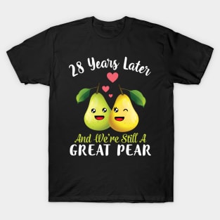 Husband And Wife 28 Years Later And We're Still A Great Pear T-Shirt